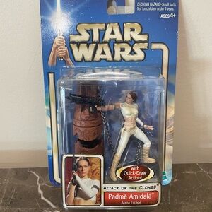 2002 Hasbro Star Wars Padme Amidala Arena Escape NIB